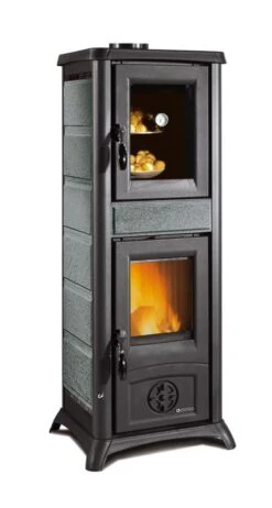 Kaminofen LA NORDICA Gemma Forno | Mit Backfach -Cocoon Verkäufe 010601005 naturstein 1 3 7057