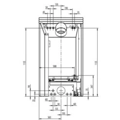 Kaminofen LEDA FONDIA Wasserführend -Cocoon Verkäufe Kaminofen LEDA FONDIA Wasserfuehrend 010201019 4 119550