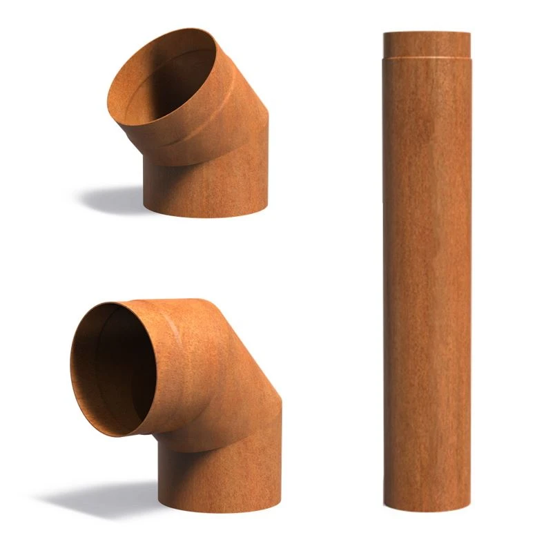 Ofenrohr FORNO | Aus Cortenstahl 1 Ofenrohr FORNO | Aus Cortenstahl