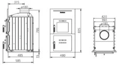 Kachelofeneinsatz Buderus Kandern 26B -Cocoon Verkäufe kachelofeneinsatz buderus kandern 26b abmessungenjpeg 4 6637