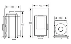 Kachelofeneinsatz Buderus Logaflame HLG416 -Cocoon Verkäufe kachelofeneinsatz buderus logaflame hlg316 hlg416 abmessungenjpg 3 8253