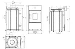 Kachelofeneinsatz Buderus Logaflame HLG326 -Cocoon Verkäufe kachelofeneinsatz buderus logaflame hlg326 hlg426 abmessungen 5 87566