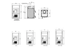 Kachelofeneinsatz LEDA Rubin K21 -Cocoon Verkäufe kachelofeneinsatz leda rubin k21 abmessungen neu 3 29276