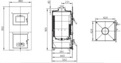 Kachelofeneinsatz Ortrand 4020.6 1 -Cocoon Verkäufe kachelofeneinsatz ortrand 40206 1 abmessungenjpg 4 141717