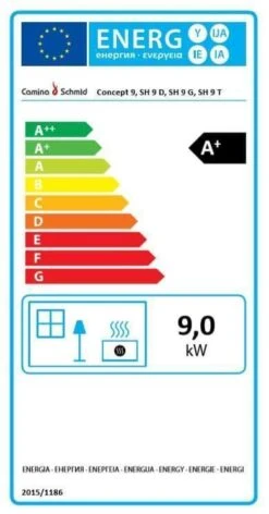 Kachelofeneinsatz Schmid SH 9 D -Cocoon Verkäufe kachelofeneinsatz schmid sh9d energielabeljpg 3 7763