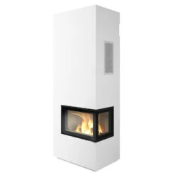 Kaminbausatz Nordpeis Davos A High | Mit Eckscheibe