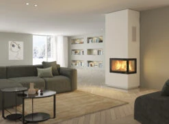 Kaminbausatz Nordpeis Davos A High | Mit Eckscheibe -Cocoon Verkäufe kaminbausatz nordpeis davos a high rechts milieu 5 44422