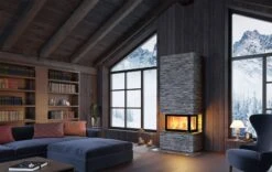 Kaminbausatz Nordpeis Davos U High Stone | 3-Seiten-Kamin -Cocoon Verkäufe kaminbausatz nordpeis davos u high stone milieu 4 44932