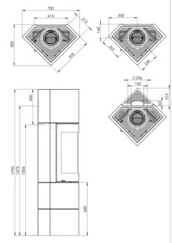 Cocoon Verkäufe -Cocoon Verkäufe kaminbausatz nordpeis odense abmessungen 2 26293