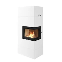 Kaminbausatz Nordpeis Salzburg C | Mit Eckscheibe