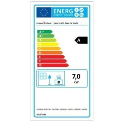 Kaminbausatz Camina S4 Front | Prismatische Scheibe -Cocoon Verkäufe kamineinsatz schmid pano 55 energielabel1jpg 4 10101