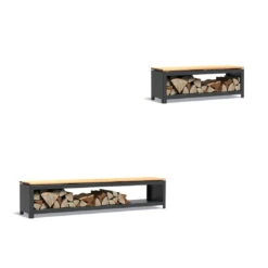 Kaminholzregal FORNO BHGH | Kaminholzbank | Für Den Innen- Und Außenbereich