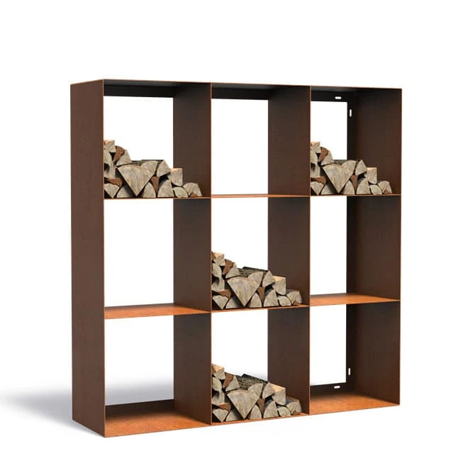 Kaminholzregal FORNO BHSS | Für Den Außenbereich 2 Kaminholzregal FORNO BHSS | Für Den Außenbereich – Bild 2