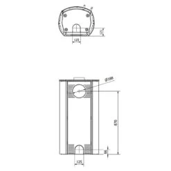 Kaminofen Kratki FALCON | Tür Selbstschließend -Cocoon Verkäufe kaminofen kratki falcon abmessungen 1jpg 6 143284