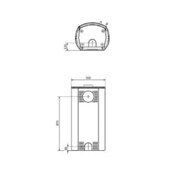 Kaminofen Kratki FALCON VIEW | Tür Selbstschließend -Cocoon Verkäufe kaminofen kratki falcon view abmessungen 1jpg 6 143277