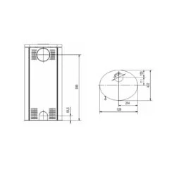 Kaminofen Kratki KOZA AB | Tür Selbstschließend -Cocoon Verkäufe kaminofen kratki koza ab abmessungen 1jpg 4 143347