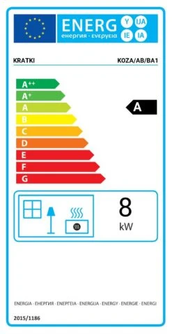 Kaminofen Kratki KOZA AB | Tür Selbstschließend -Cocoon Verkäufe kaminofen kratki koza ab selbstschliessend energielabeljpg 5 143389