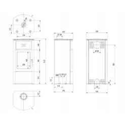Kaminofen Kratki KOZA TITAN | Tür Selbstschließend -Cocoon Verkäufe kaminofen kratki koza titan abmessungenjpg 4 142794