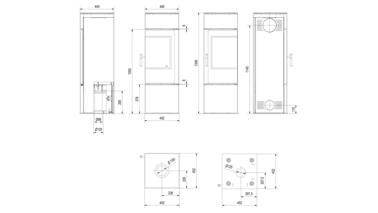 Kaminofen Kratki THOR | Tür Selbstschließend 5 Kaminofen Kratki THOR | Tür Selbstschließend – Bild 5