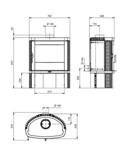 Kaminofen LA NORDICA Jennifer 2.0 7 Kaminofen LA NORDICA Jennifer 2.0 -Cocoon Verkäufe kaminofen lanordica jennifer 20 abmessungen 2 90722