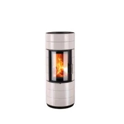 Kaminofen LEDA COLONA Lite -Cocoon Verkäufe kaminofen leda colona lite 2 ringe tuer rund weiss 3 87086