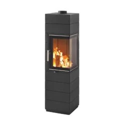 Kaminofen LEDA CORNA ES Tec -Cocoon Verkäufe kaminofen leda corna es hoch schwarz 3 36020