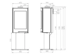 Kaminofen Nordpeis Duo 1 -Cocoon Verkäufe kaminofen nordpeis duo 1 abmessungen 4 57183