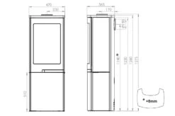 Kaminofen Nordpeis Duo 5 -Cocoon Verkäufe kaminofen nordpeis duo 5 abmessungen 4 87005