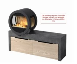 Kaminofen Nordpeis Me Bank -Cocoon Verkäufe kaminofen nordpeis me bank seitenglas links mit schubladen eiche 1 3 21077