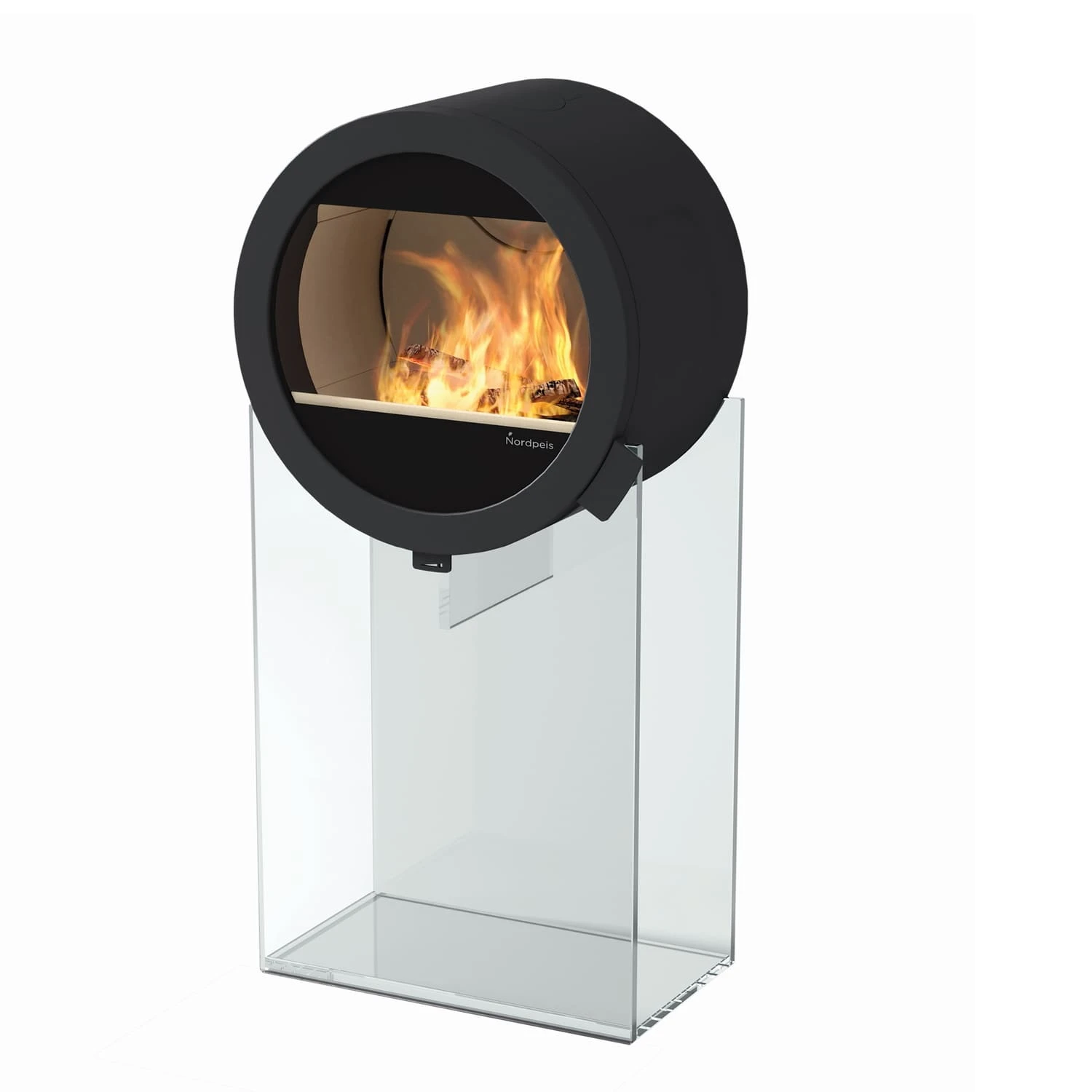 Kaminofen Nordpeis Me Glas 2 Kaminofen Nordpeis Me Glas – Bild 2