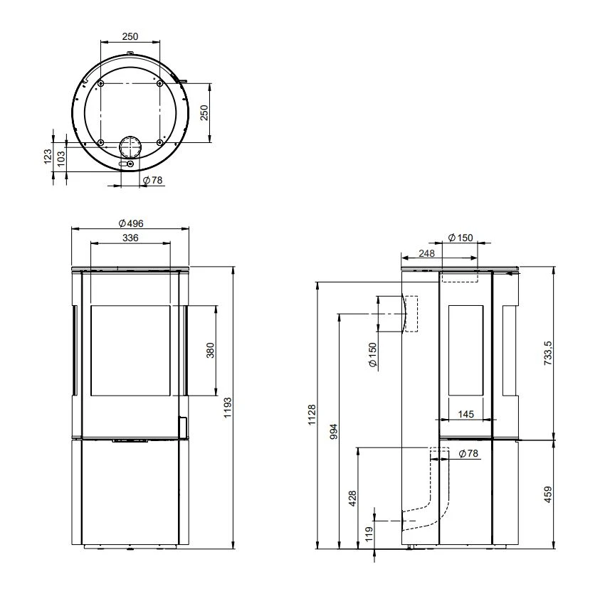 Kaminofen Nordpeis Origo Exclusive 2 Kaminofen Nordpeis Origo Exclusive – Bild 2