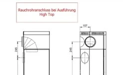 Kaminofen Nordpeis Quadro 1 Exclusive -Cocoon Verkäufe kaminofen nordpeis quadro exclusive high top anschluss abmessungen 3 55133