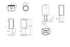Kaminofen Nordpeis Uno 1 -Cocoon Verkäufe kaminofen nordpeis uno 1 abmessungen 4 55526