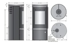 Kaminofen ORANIER Arena 2.0 6 Kaminofen ORANIER Arena 2.0 -Cocoon Verkäufe kaminofen oranier arena 20 abmessungen 2 4159