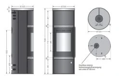 Kaminofen ORANIER Arena W+ 2.0 -Cocoon Verkäufe kaminofen oranier arena w 20 abmessungen 2 3709