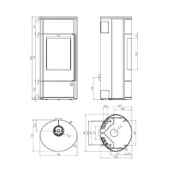 Kaminofen ORANIER Polar Neo Aqua | Wasserführend -Cocoon Verkäufe kaminofen oranier polar neo aqua abmessungen 4 105590