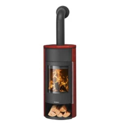 Kaminofen ORANIER Polar Neo Aqua | Wasserführend -Cocoon Verkäufe kaminofen oranier polar neo aqua schwarz keramik paprikarot 3 105626