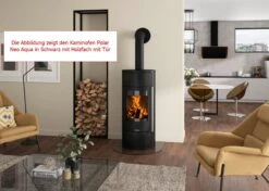 Kaminofen ORANIER Polar Neo Aqua | Wasserführend -Cocoon Verkäufe kaminofen oranier polar neo aqua schwarz milieu mit text 7 105635