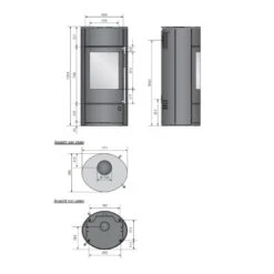 Cocoon Verkäufe -Cocoon Verkäufe kaminofen oranier polar neo blackline abmessungen 2 105158