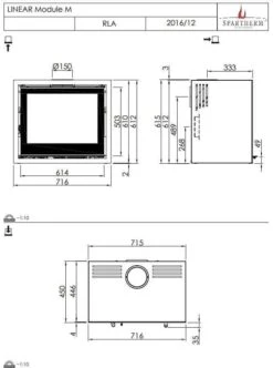 Kaminofen Spartherm LINEAR Module M -Cocoon Verkäufe kaminofen spartherm linear module m abmessungen1jpg 3 5229