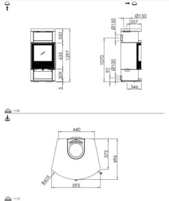 Kaminofen Spartherm Moro -Cocoon Verkäufe kaminofen spartherm moro abmessungen 3 60538