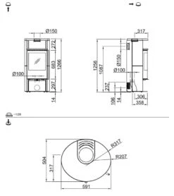 Kaminofen Spartherm Sino L -Cocoon Verkäufe kaminofen spartherm sino l abmessungen neu 4 90389