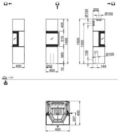 Kaminofen Spartherm Trico S -Cocoon Verkäufe kaminofen spartherm trico s abmessungen 5 96513