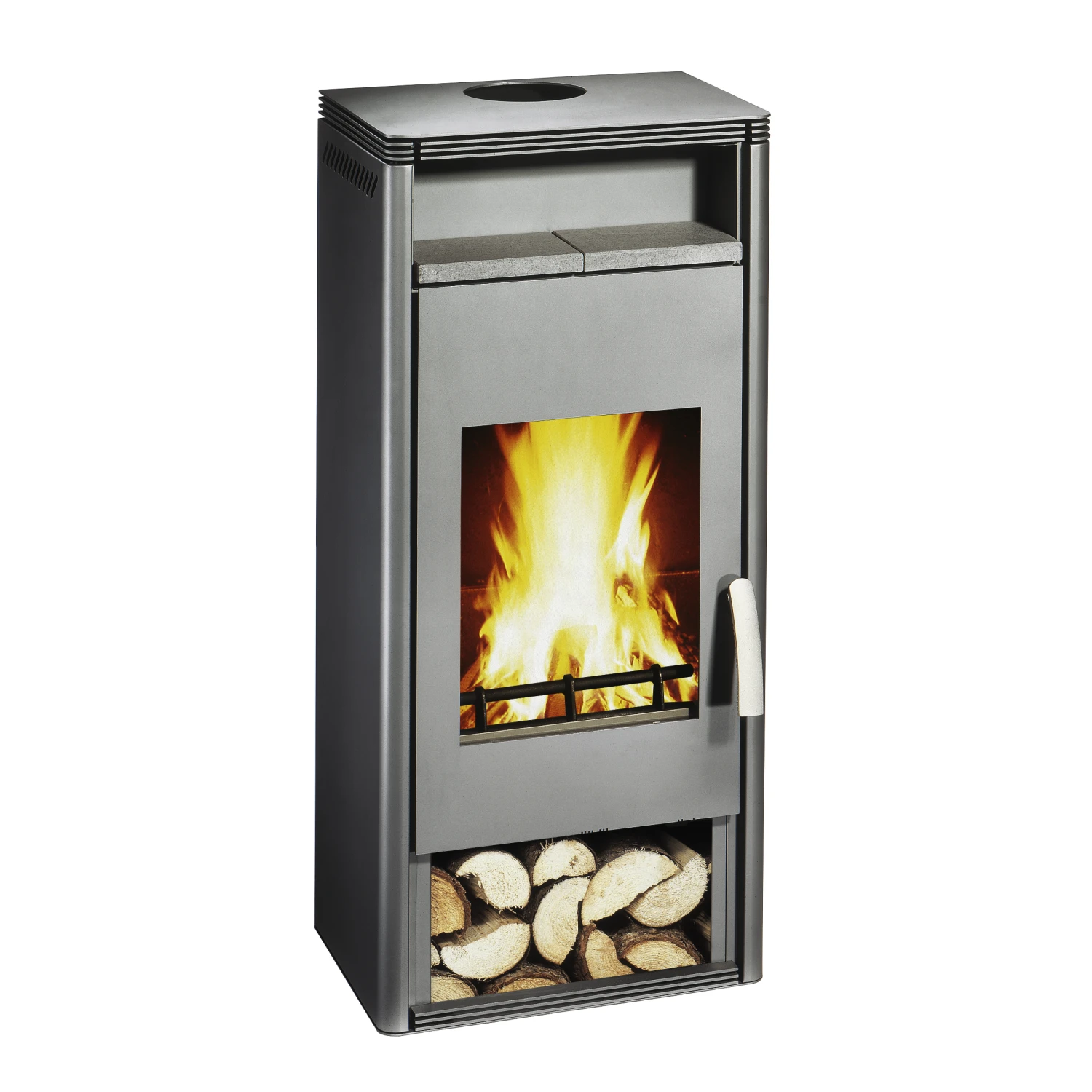 Kaminofen WAMSLER Orpheus Mit Warmhaltefach 2 Kaminofen WAMSLER Orpheus Mit Warmhaltefach – Bild 2