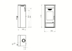 Kaminofen WAMSLER Yara -Cocoon Verkäufe kaminofen wamsler yara abmessungenjpg 3 137985