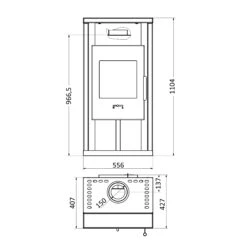 Kaminofen WAMSLER Yuna -Cocoon Verkäufe kaminofen wamsler yuna abmessungenjpg 4 131111