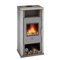 Kaminofen WAMSLER Yuna -Cocoon Verkäufe kaminofen wamsler yuna gussgrau specksteinjpg 3 131125