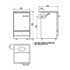 Küchenofen WAMSLER K 155 S -Cocoon Verkäufe kuechenofen wamsler k155s abmessungenjpg 3 138268
