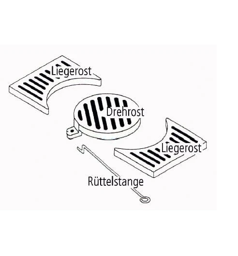 Rosteinrichtung LEDA Für Kachelofeneinsatz Rubin 2 Rosteinrichtung LEDA Für Kachelofeneinsatz Rubin – Bild 2