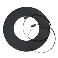 Wandrosette CB-tec Schwarz Ø 80 Mm | Schwarz